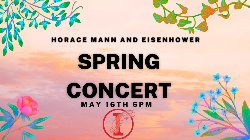 Graphic for Horace Mann and Eisenhower spring concert